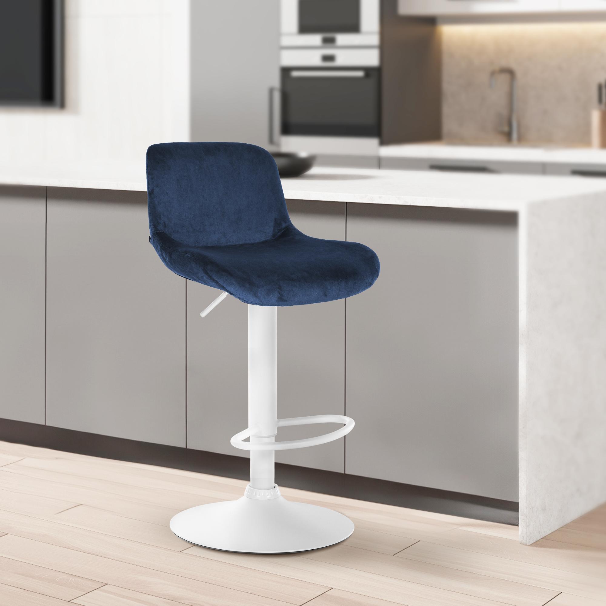 Set van 2 barkrukken Solon Wit